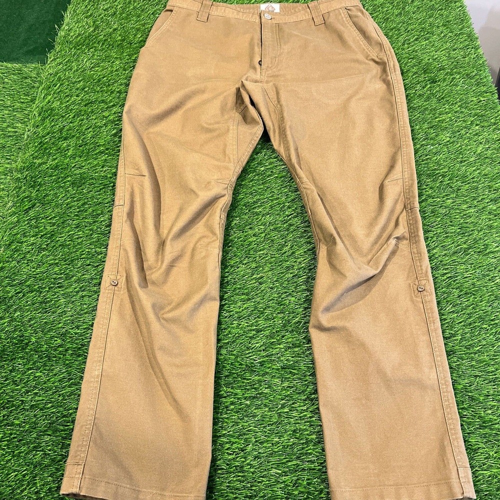 Livsn Canvas Pants 33x30 Mesh Lining Button up Leg [Tag = 33x30]